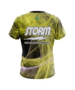 Alternative view of Storm Energy Swirls Yellow CoolWick Bowling Jersey