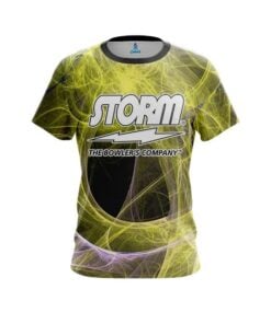 Storm Energy Swirls Yellow CoolWick Bowling Jersey