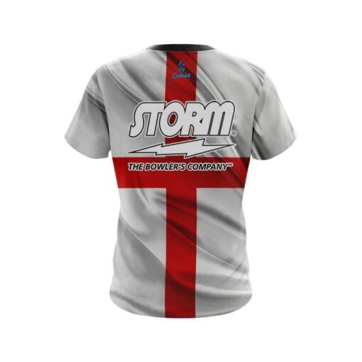 Storm English Flag CoolWick Bowling Jersey - Image 2