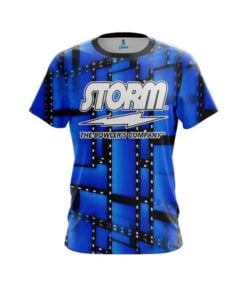 Storm Movie Reel Blue CoolWick Bowling Jersey