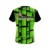 900 Global Movie Reel Green CoolWick Bowling Jersey - Image 2