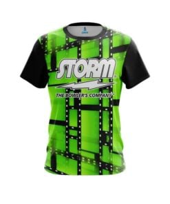 Storm Movie Reel Green CoolWick Bowling Jersey
