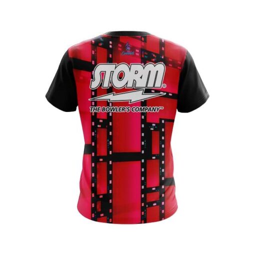 Storm Movie Reel Red CoolWick Bowling Jersey - Image 2