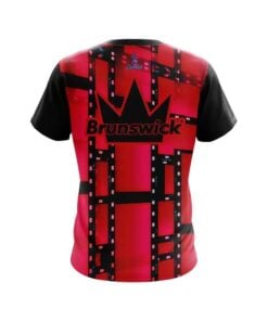 Alternative view of Brunswick Movie Reel Red CoolWick Bowling Jersey