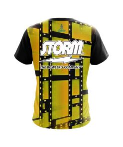 Alternative view of Storm Movie Reel Yellow CoolWick Bowling Jersey