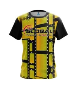 900 Global Movie Reel Yellow Bowling Jersey