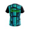 900 Global Movie Reel Aqua CoolWick Bowling Jersey - Image 2