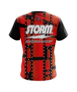 Alternative view of Storm Movie Reel Orange CoolWick Bowling Jersey