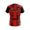 900 Global Movie Reel Orange CoolWick Bowling Jersey - Image 2