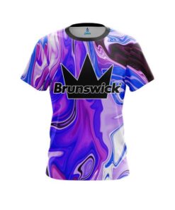Brunswick Paint Swirls CoolWick Bowling Jersey