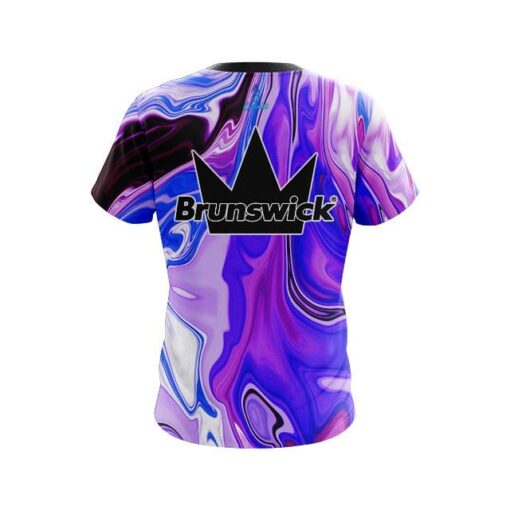 Brunswick Paint Swirls CoolWick Bowling Jersey - Image 2
