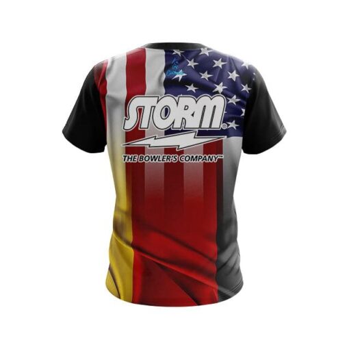 Storm USA Germany Flag CoolWick Bowling Jersey - Image 2