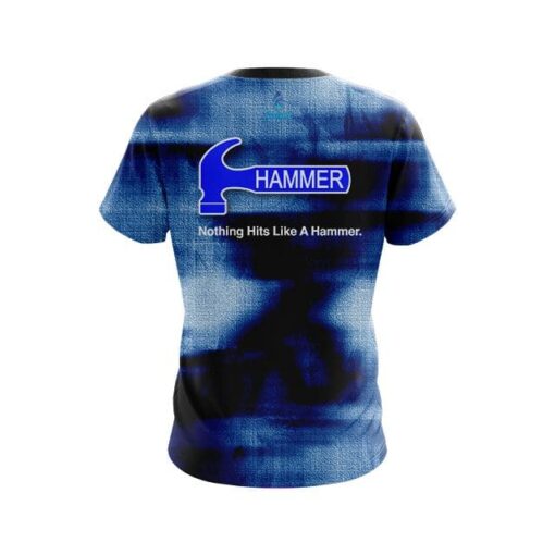 Hammer Canvas Blue CoolWick Bowling Jersey - Image 2
