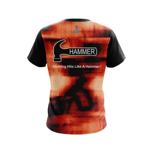 Hammer Canvas Orange CoolWick Bowling Jersey - Image 2