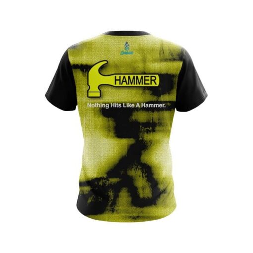 Hammer Canvas Yellow CoolWick Bowling Jersey - Image 2