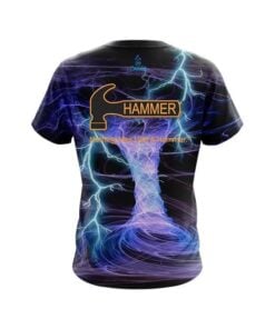 Alternative view of Hammer Electrical Tornado Black CoolWick Bowling Jersey