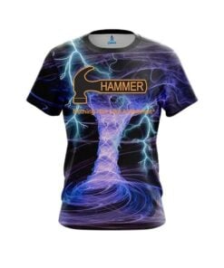 Hammer Electrical Tornado Black CoolWick Bowling Jersey