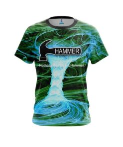 Hammer Electrical Tornado Green CoolWick Bowling Jersey