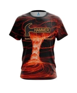 Hammer Electrical Tornado Orange CoolWick Bowling Jersey