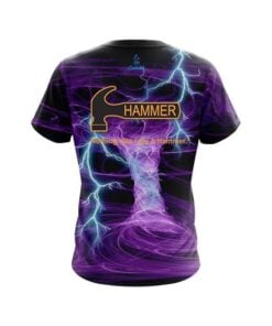 Alternative view of Hammer Electrical Tornado Purple CoolWick Bowling Jersey