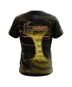 Alternative view of Hammer Electrical Tornado Yellow CoolWick Bowling Jersey