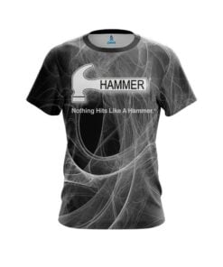 Hammer Energy Swirls Black CoolWick Bowling Jersey