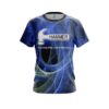 Hammer Energy Swirls Blue CoolWick Bowling Jersey