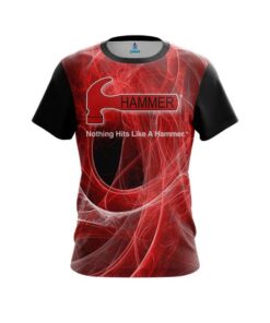 Hammer Energy Swirls Red CoolWick Bowling Jersey