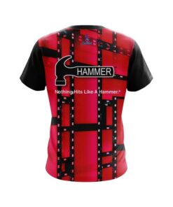 Alternative view of Hammer Movie Reel Red CoolWick Bowling Jersey