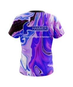 Alternative view of Hammer Paint Swirls CoolWick Bowling Jersey