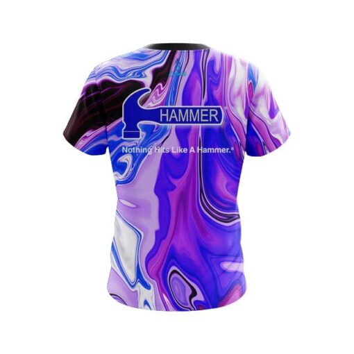 Hammer Paint Swirls CoolWick Bowling Jersey - Image 2