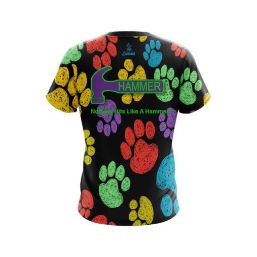 Hammer Puppy Paws CoolWick Bowling Jersey - Image 2