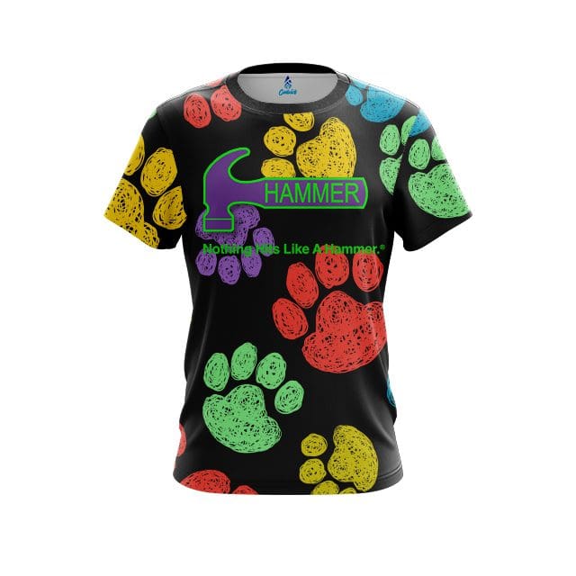 Hammer Puppy Love Black CoolWick Bowling Jersey 