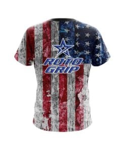 Alternative view of Roto Grip USA Rustic Flag CoolWick Bowling Jersey