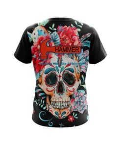 Alternative view of Hammer Sugar Skull CoolWick Bowling Jersey