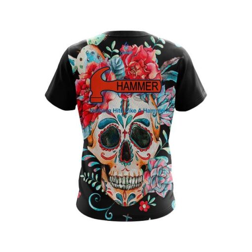 Hammer Sugar Skull CoolWick Bowling Jersey - Image 2