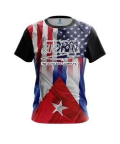 Storm USA Cuban Flag CoolWick Bowling Jersey