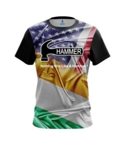 Hammer USA Ireland Flag CoolWick Bowling Jersey