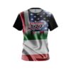 Columbia 300 USA Italian Flag CoolWick Bowling Jersey