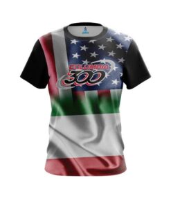 Columbia 300 USA Italian Flag CoolWick Bowling Jersey