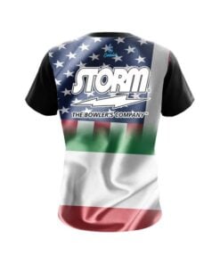 Alternative view of Storm USA Italian Flag CoolWick Bowling Jersey