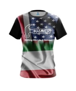 Hammer USA Italian Flag CoolWick Bowling Jersey