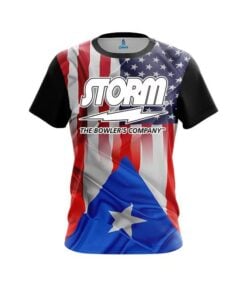 Storm USA Puerto Rico Flag CoolWick Bowling Jersey