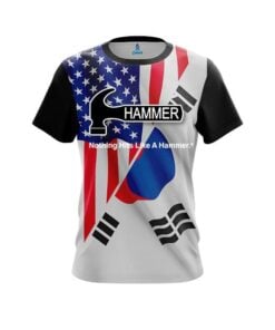 Hammer USA South Korea Flag CoolWick Bowling Jersey