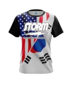 Storm USA South Korea Flag CoolWick Bowling Jersey