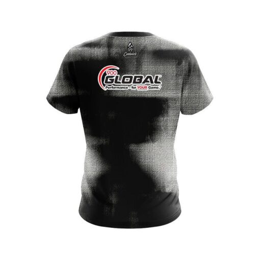 900 Global Canvas Black CoolWick Bowling Jersey - Image 2