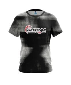 900 Global Canvas Black CoolWick Bowling Jersey