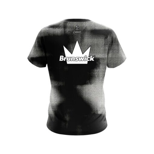 Brunswick Canvas Black CoolWick Bowling Jersey - Image 2