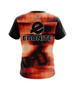 Alternative view of Ebonite Canvas Orange CoolWick Bowling Jersey