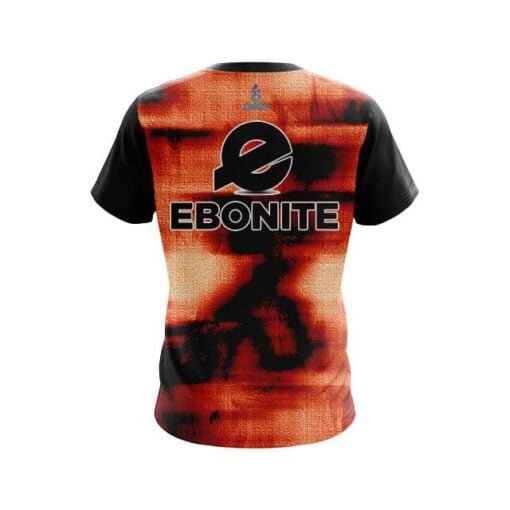 Ebonite Canvas Orange CoolWick Bowling Jersey - Image 2